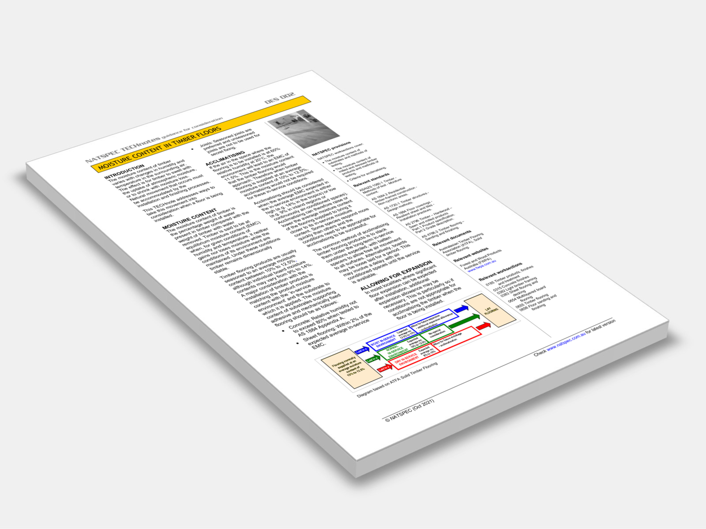  Moisture Content In Timber Floors TECHnote cover 2021