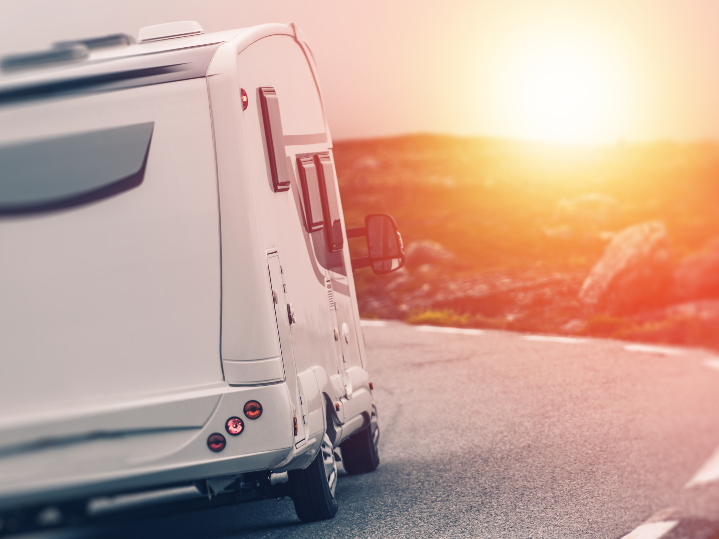 caravan road sun