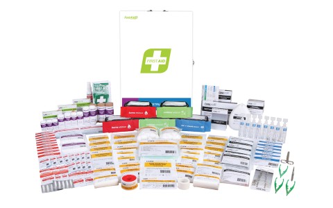 Image of a construction site first aid kit